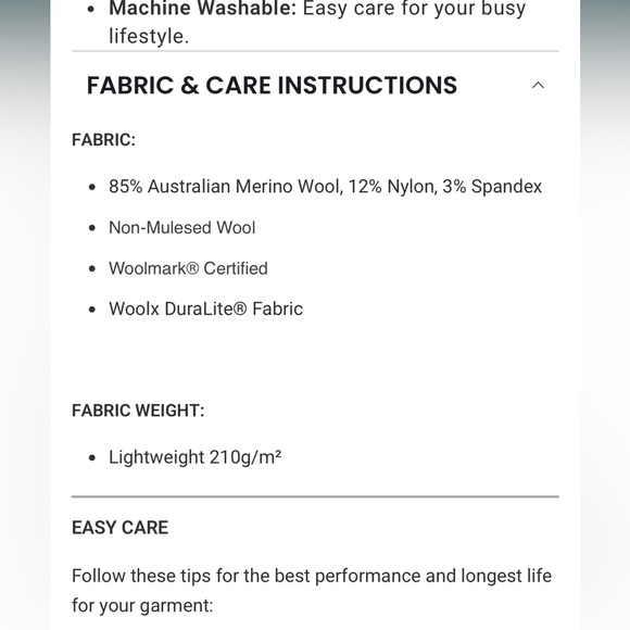 WoolX Rissa A-Line Long Sleeve Dress 1X - Picture 6 of 12